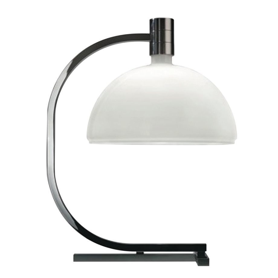 AS1C Table Lamp- Black Chrome/Glass - E26