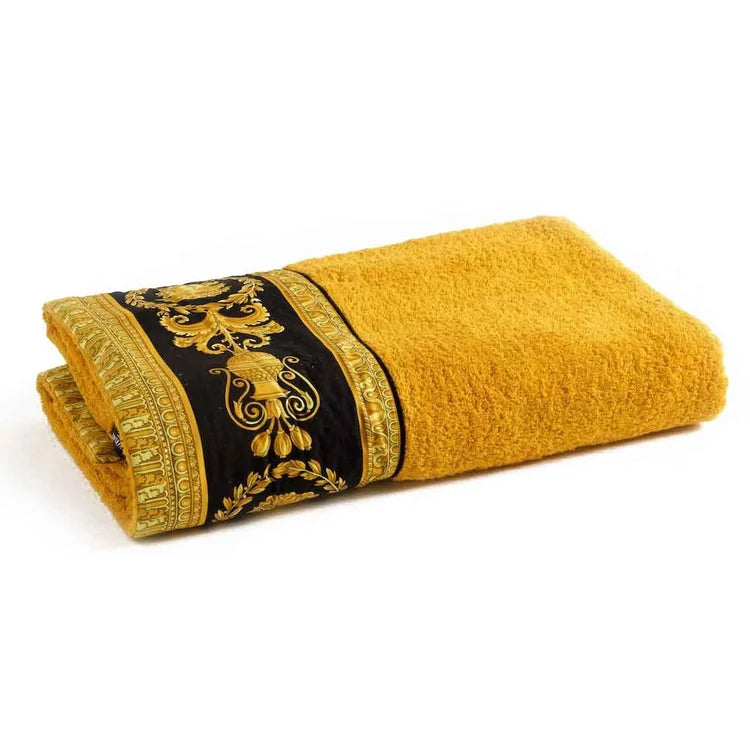 Diffusion Face Towel Gold-Black 60x100 cm