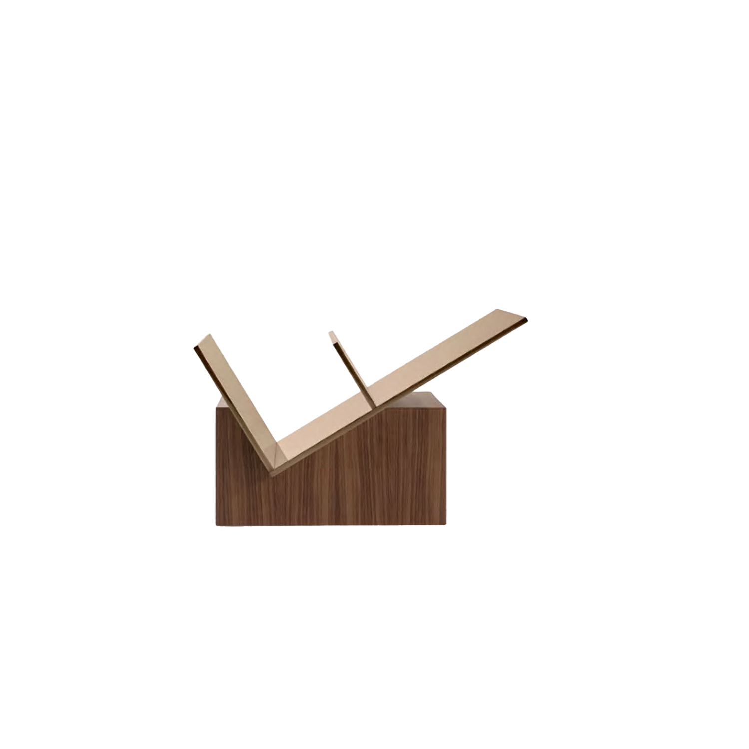 Flipped F Magazine Rack