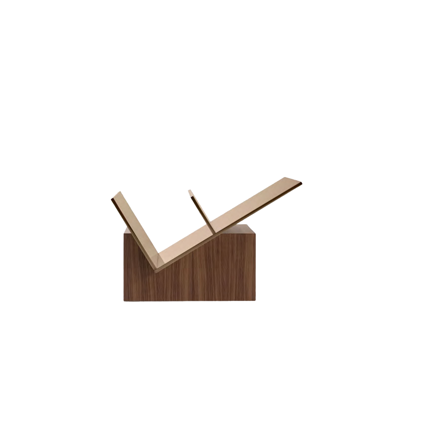 Flipped F Magazine Rack
