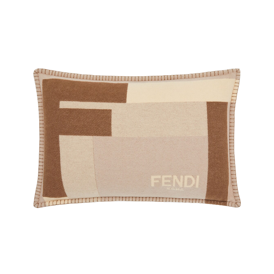 Fendi Casa FF Cushion 40x60 FF/Natural