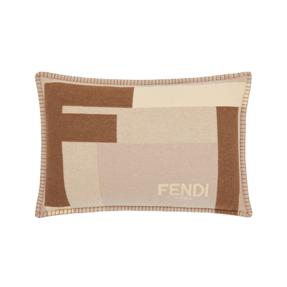 Fendi Casa FF Cushion 40x60 FF/Natural