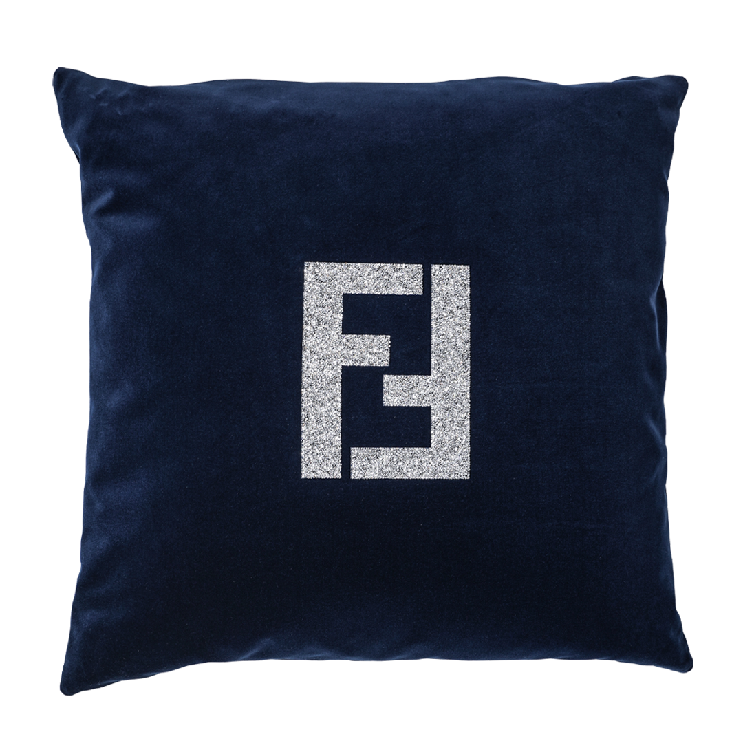 FF Swarovski Cushion- Dark Blue – Major Interiors Inc. FF Swarovski Cushion- Dark Blue – Major Interiors Inc.