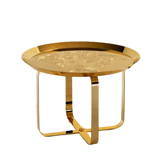 Gold Unique Coffee &amp; Side Table