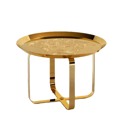 Gold Unique Coffee &amp; Side Table