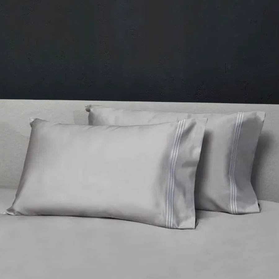 Platinum Sateen Duvet Cover &amp; Pillowcases King Set