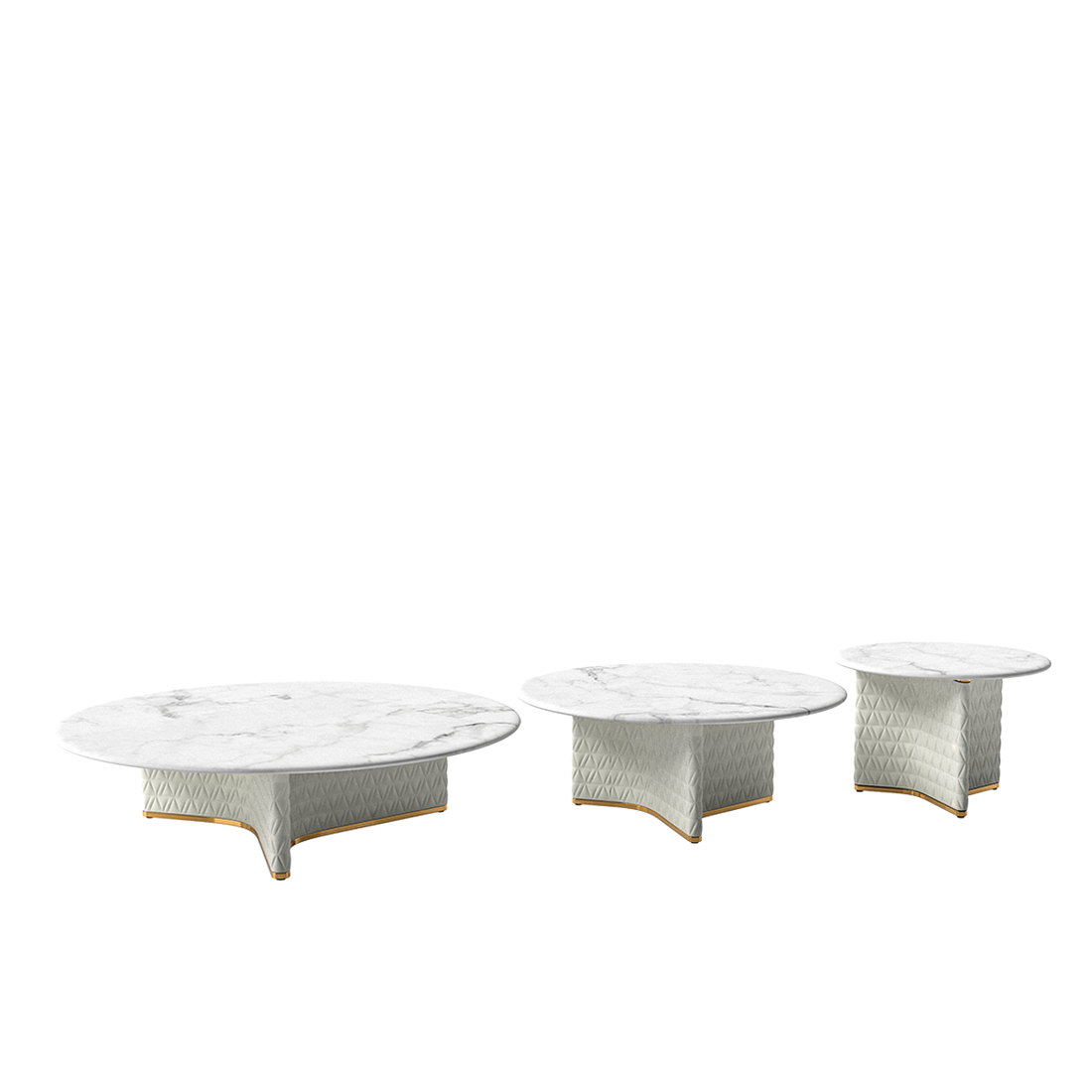 V-Marble Coffee &amp; Side Table