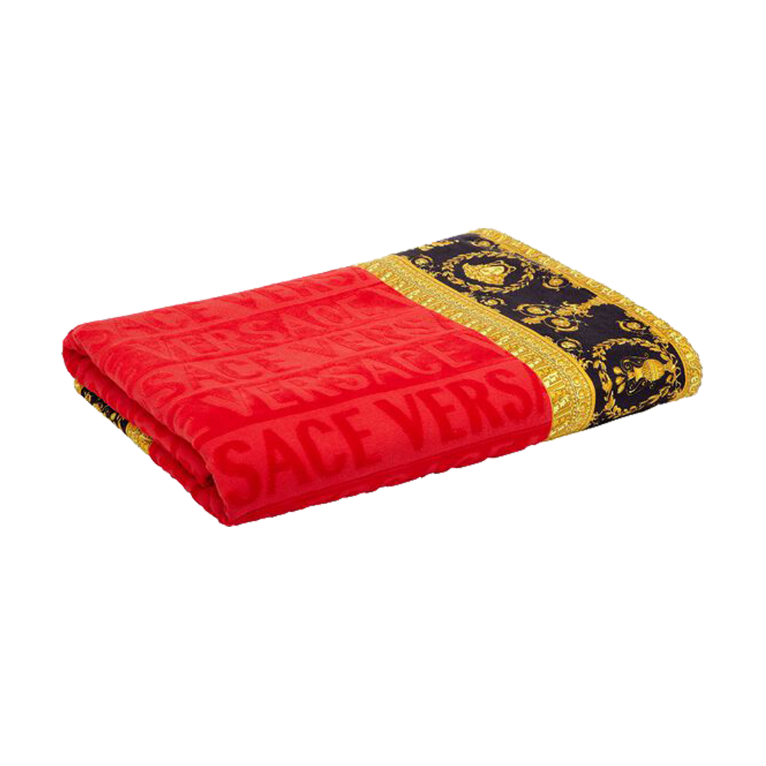 Barocco&amp;Robe Beach Towel - Red