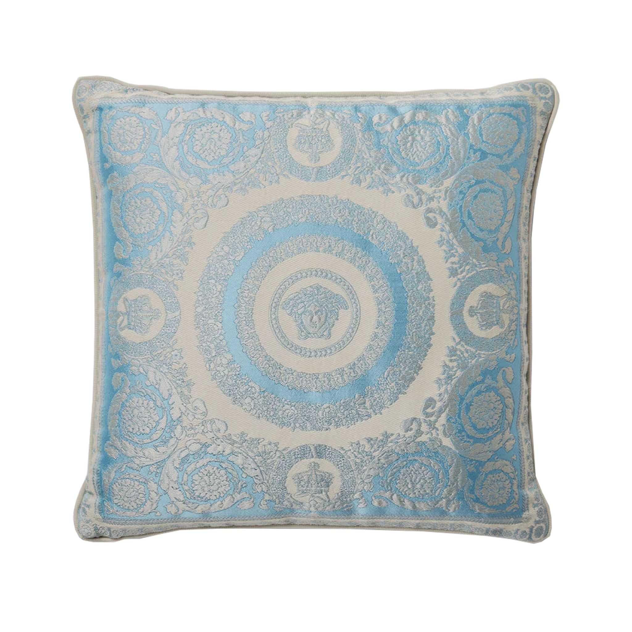Crete De Fleur Cushion - Blue