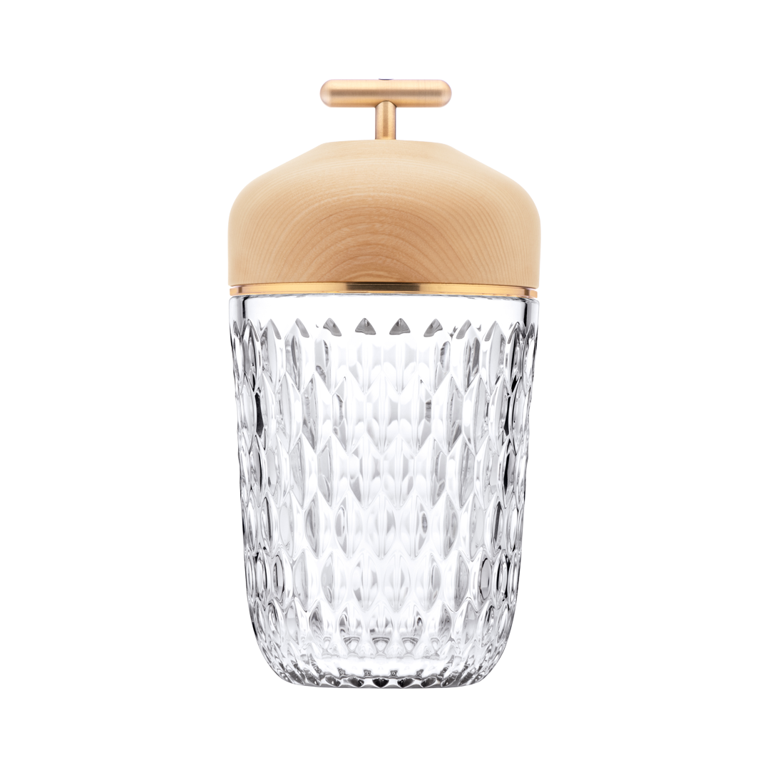Folia Clear Wood Portable Lamp