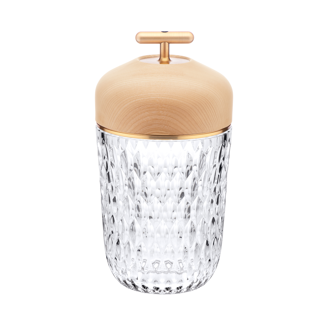 Folia Clear Wood Portable Lamp