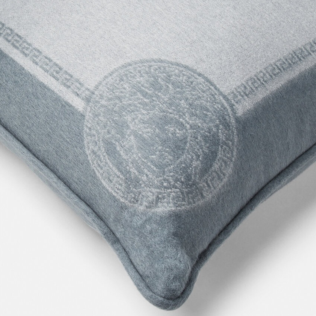 Icon Cashmere-Blend Cushion - Gray