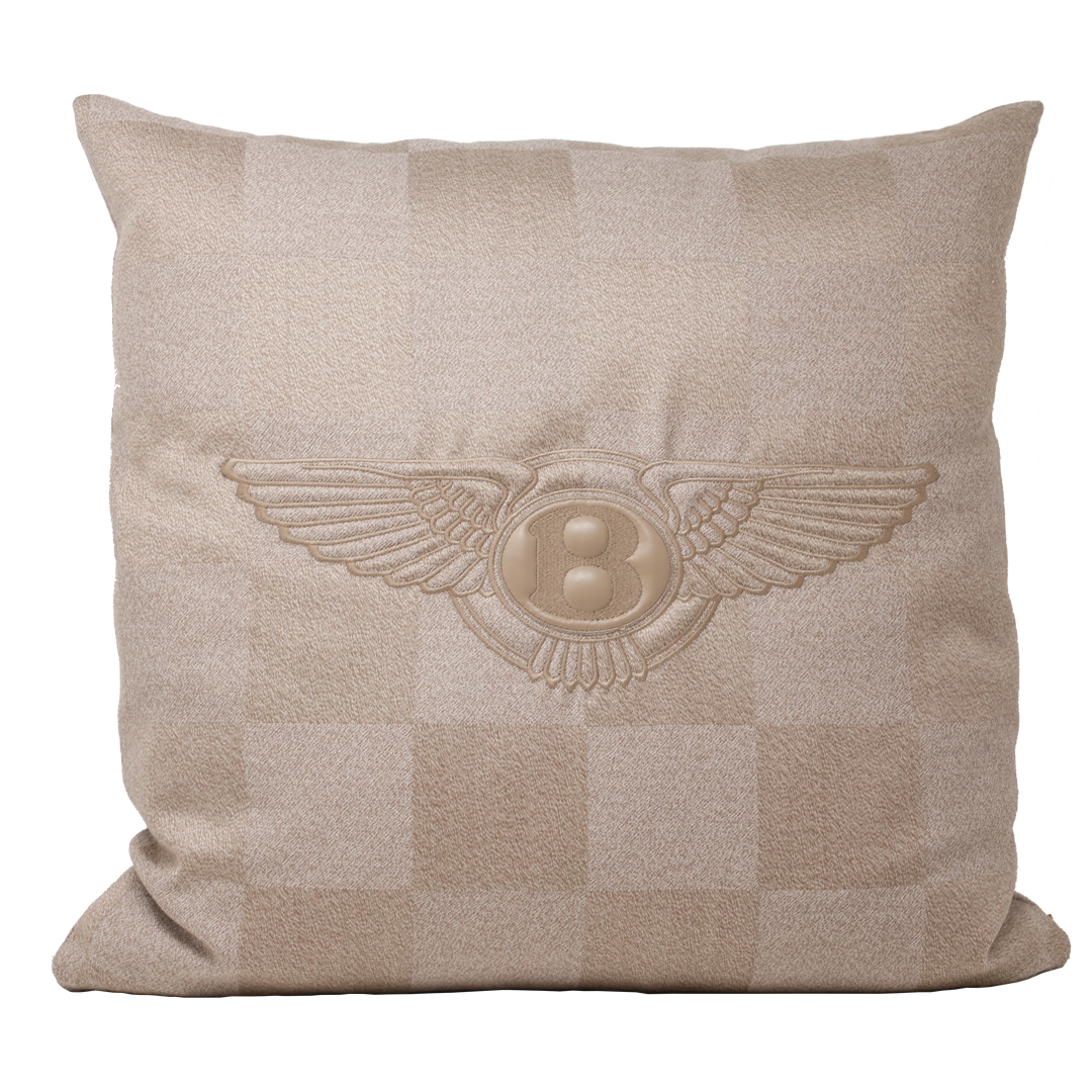 Bentley Home Checkered Cushion