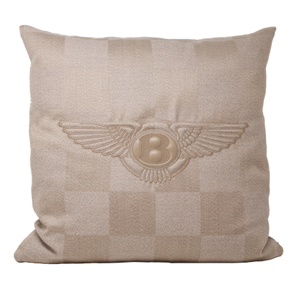 Bentley Home Checkered Cushion