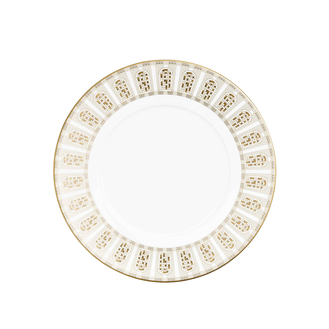 Arcadia Gold & Platinum Dessert Plate 21 cm Set of 2