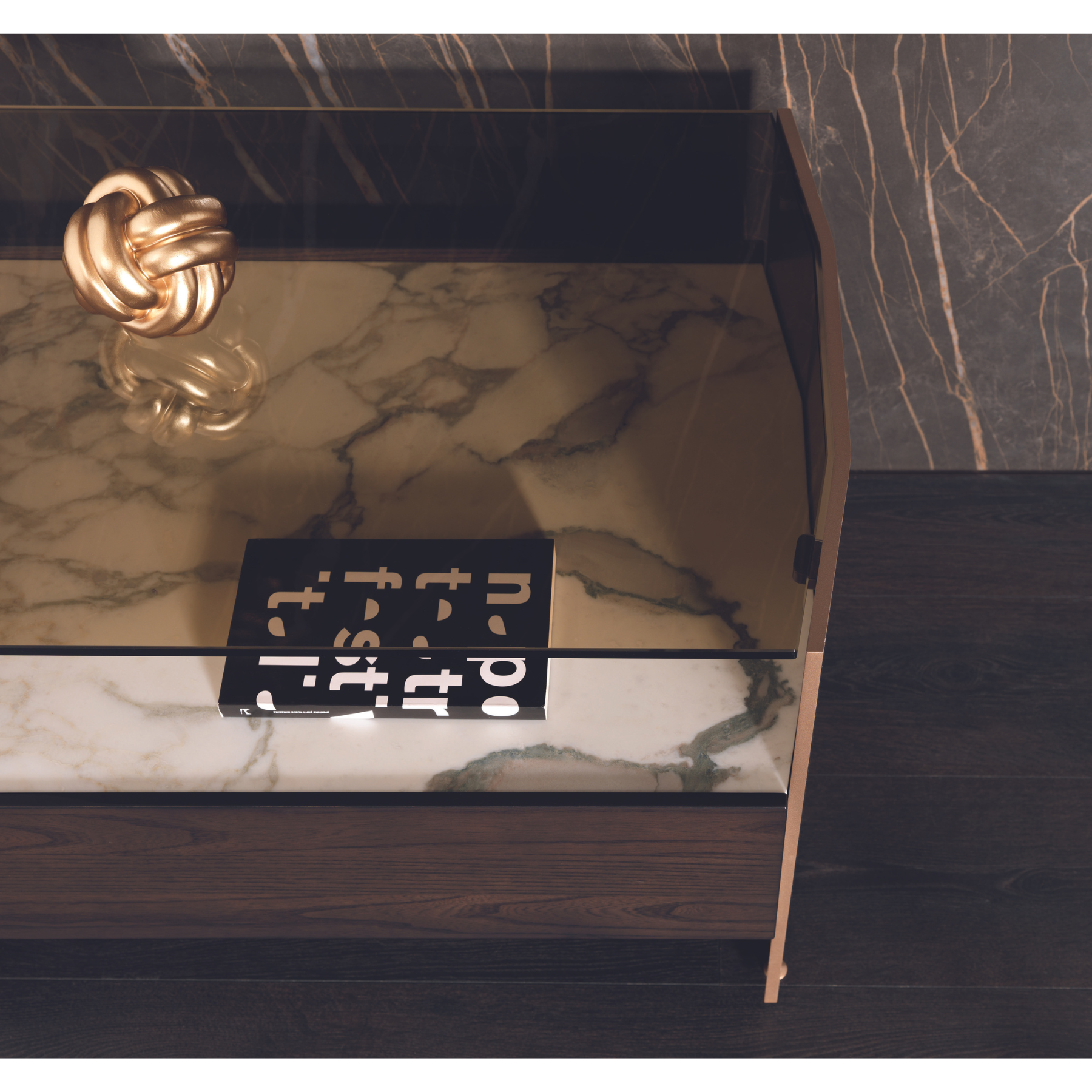 Milvian Bedside Table &amp; Drawer