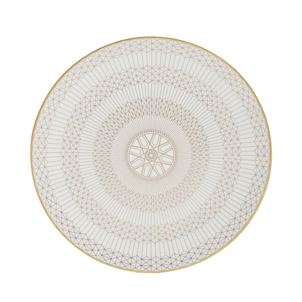 Arcadia Gold & Platinum Service Plate 31cm