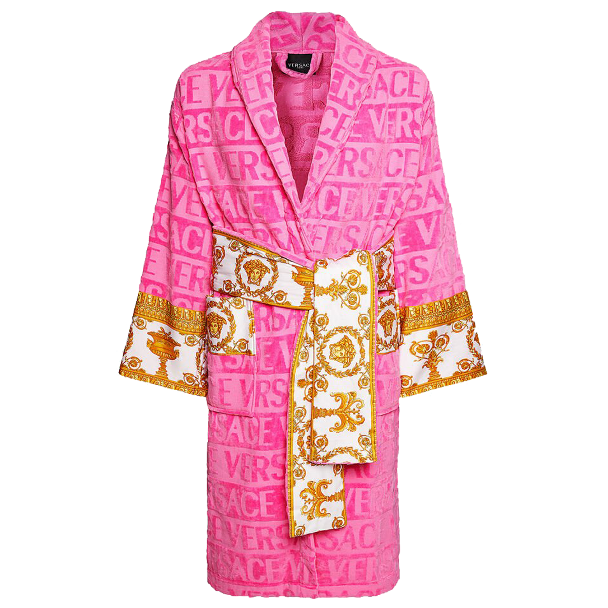 I Heart Baroque Pink  Bathrobe - S