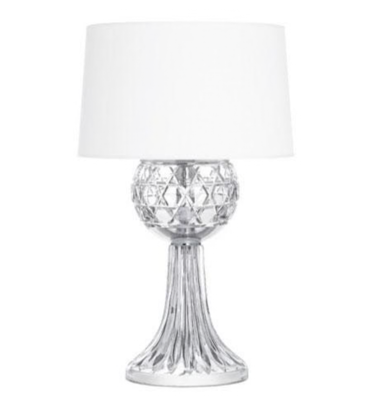 Royal Chrome-Plated Finish Table Lamp