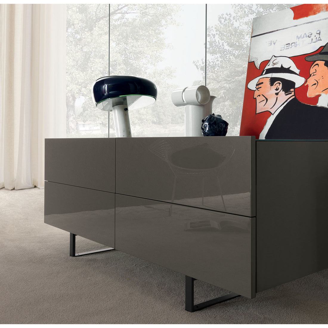 Tao10 Night Bedside Table & Drawer