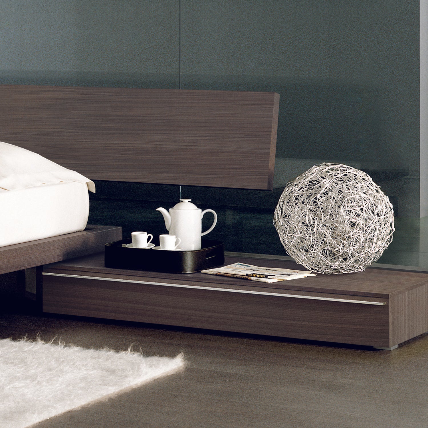 Tao Night Bedside Table &amp; Drawer