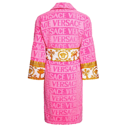 I Heart Baroque Pink  Bathrobe - S