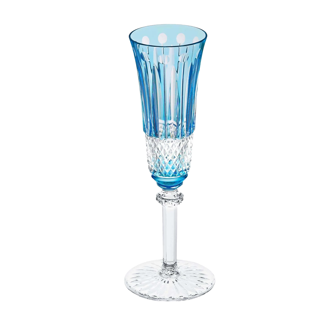 Tommy Sky Blue Champagne Flute