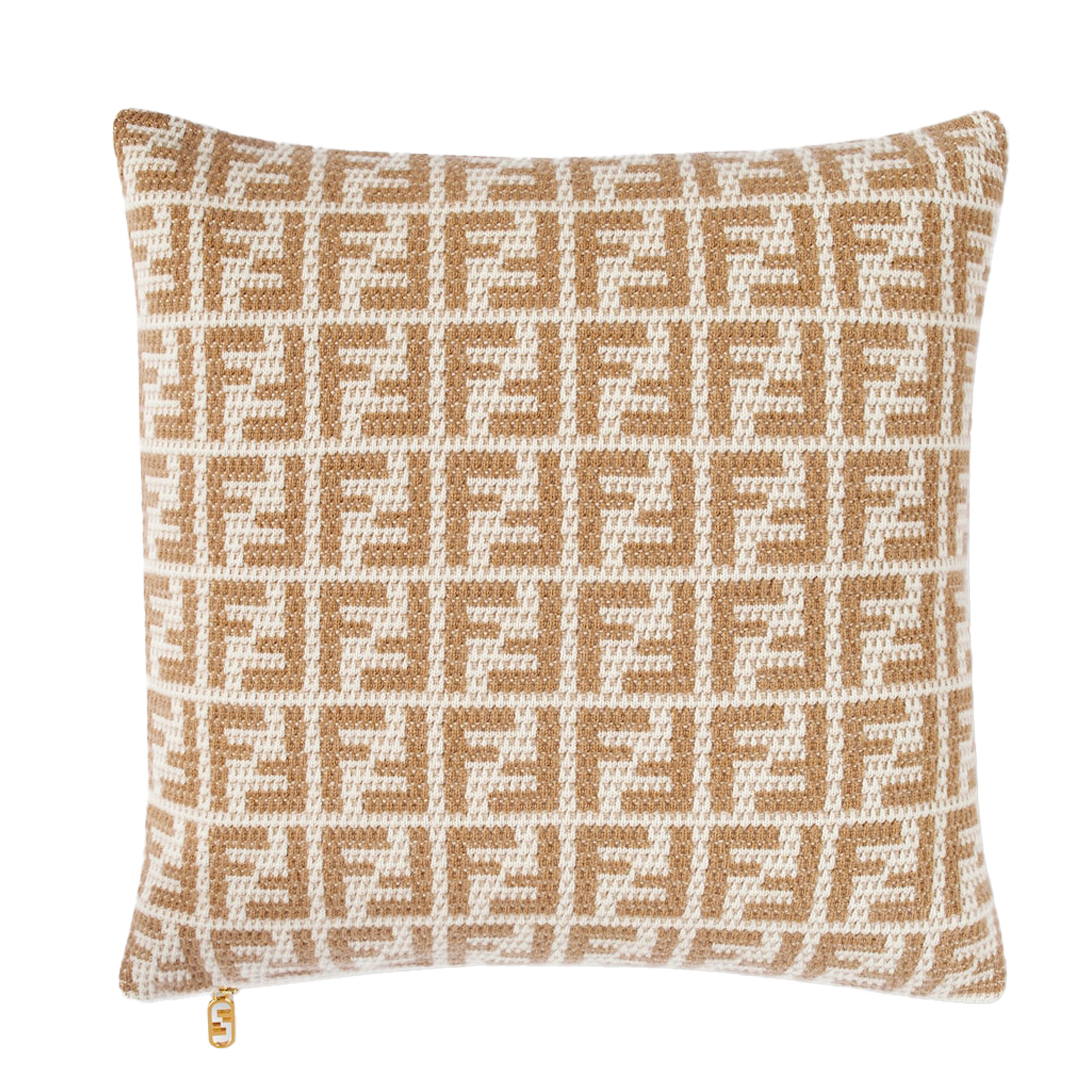 FF Cashmere Cushion- Camel Beige