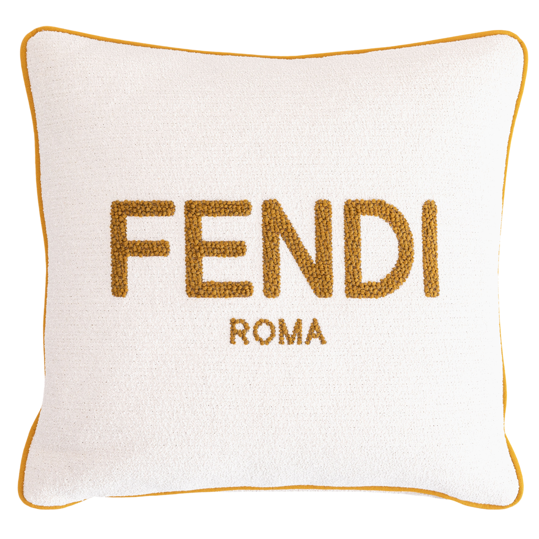 Boucle FR Large Cushion - Yellow